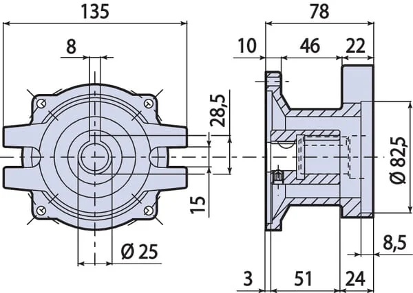 Annovi Reverberi - AR55353 - Schutzglocke 202/252-OMP/OMR 25mm