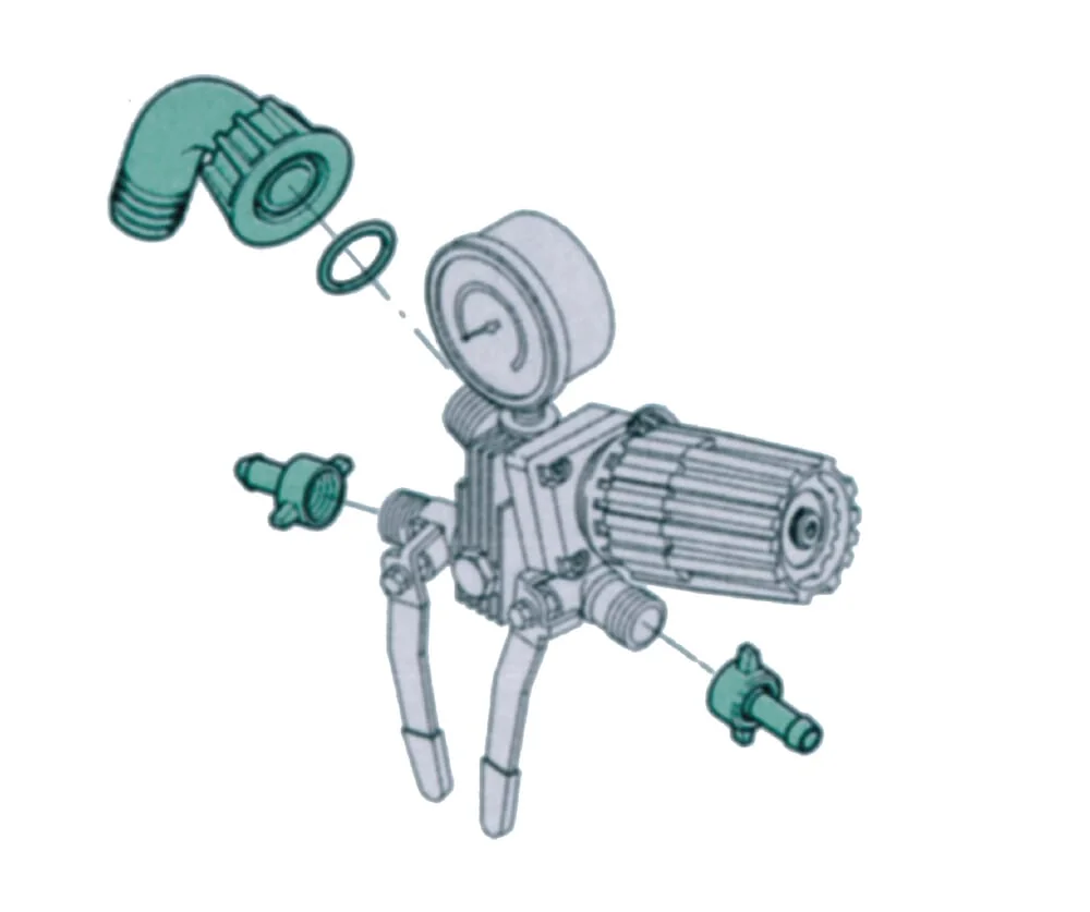 Annovi Reverberi - AR977 - Anschluss-Set Gi 40