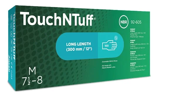 Ansell - 92605070 - Handschuhe Touchntuff® 92-605 6,5-7/S, 100 Stueck