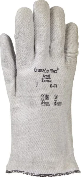 Ansell - HS4247410 - Arbeitshandschuhe Grau 33cm Lang Groesse 10/XL Crusader Flex Von Ansell