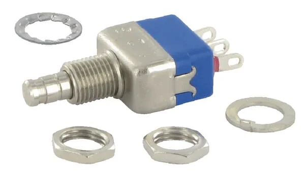 Apem - 13435 - Mini-Drucktaster SPDT ON-MO
