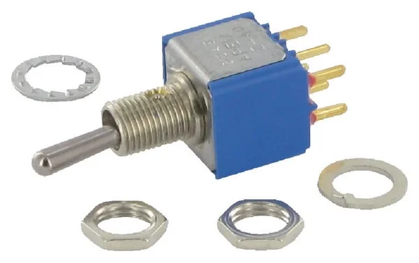 APEM - 5249CDB - Mini-Schalter Ein-Aus-Ein 2-Polig