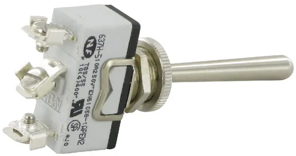 Apem - 637H5 - Schalter 1-polig Momentan-Aus-Momentan