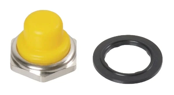 APEM - U16545 - Gelbe Druckschalterkappe 12mm