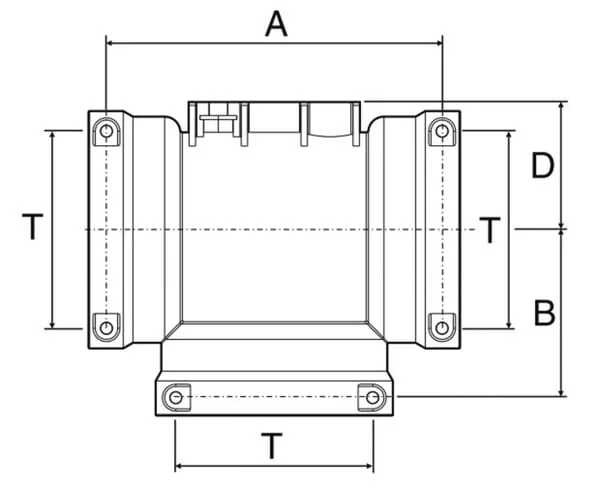 Arag - 139044 - T-Stück 3x Gabelkupplungen T4