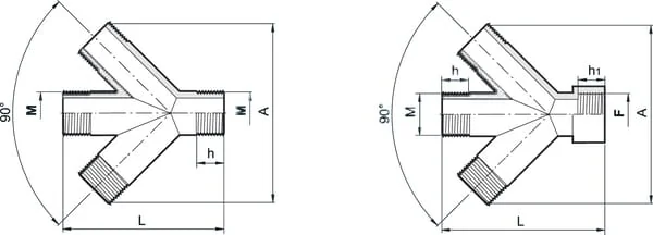 Arag - 160020 - Quattro-Schlauchkupplung 45° 1/2" Maennlich