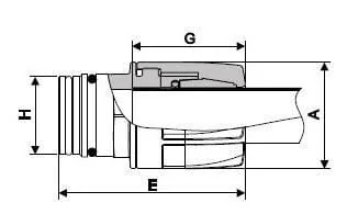 Arag - 190B13 - Schnellkupplung 20mm-T3m
