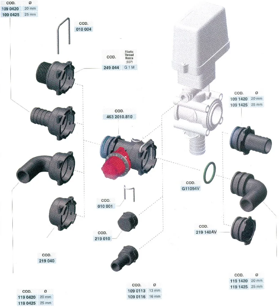 Arag - 249067 - Kupplung T6F 2" Innengewinde