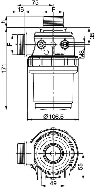 Arag - 3122058 - Saugfilter