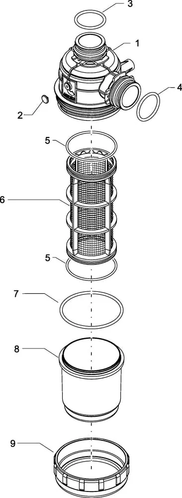 Arag - 31220D3 - Saugfilter 60-100L