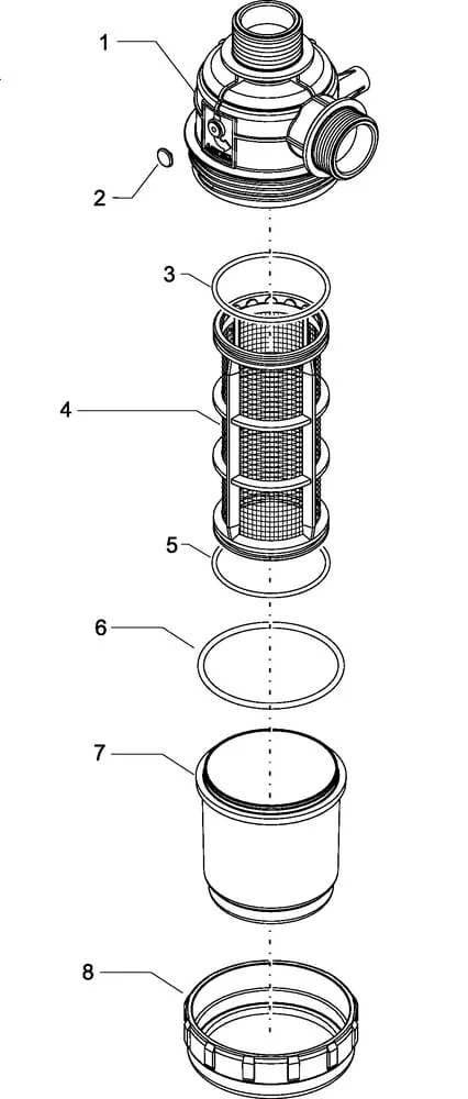 Arag - 3122153 - Saugfilter 1 1/4 60-100 L/Min