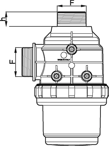 Arag - 3132052 - Saugfilter 1 1/4" 80-100
