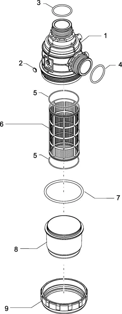 Arag - 31420E3 - Saugfilter 100-160L T6