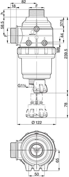 Arag - 3142453 - Saugfilter 11/4 100-160 L/Min