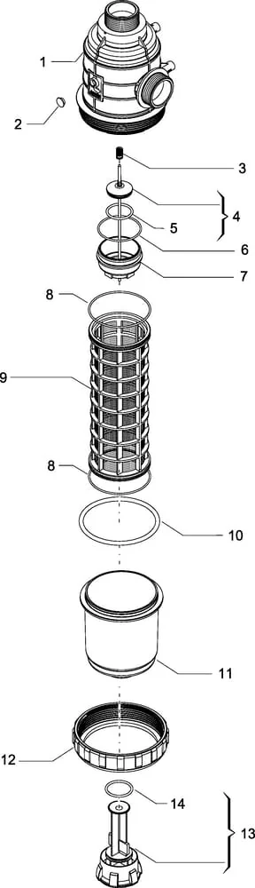Arag - 3172473 - Saugfilter 2" 200-260 l/min