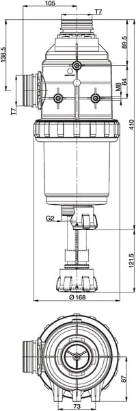 Arag - 31724F3 - Saugfilter 200-260 L T7