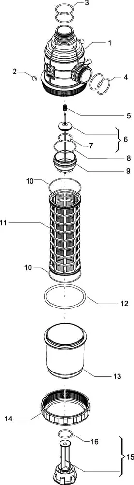 Arag - 31724F3 - Saugfilter 200-260 L T7
