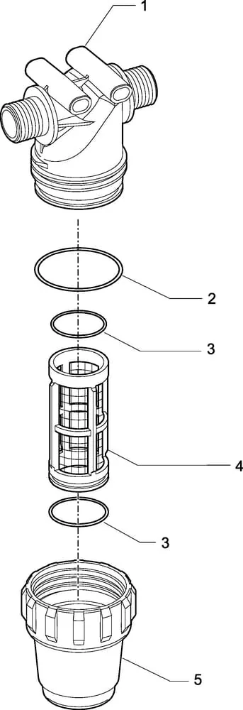 Arag - 3222032 - Druckfilter 3/4" 32 Mesh