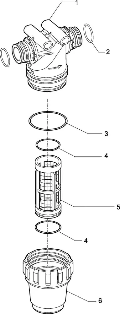 Arag - 32220B35 - Druckfilter T3 80-100 L/min 80 Mesh