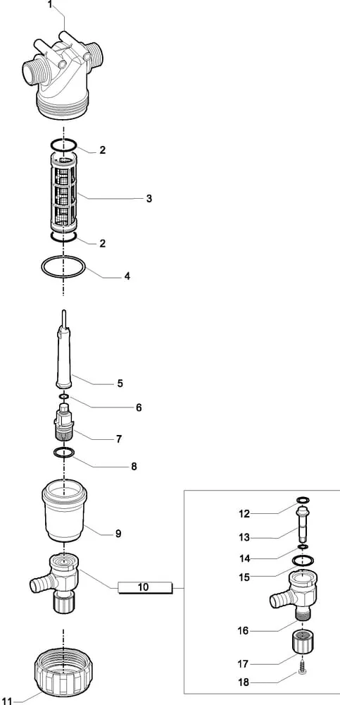 Arag - 3224143 - Selbstreinigender Druckfilter