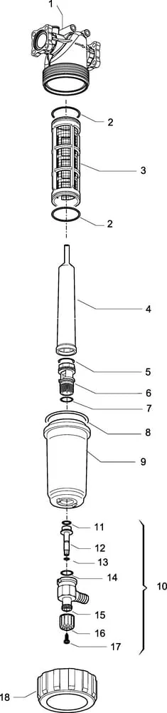 Arag - 3229113 - Linearfilter Ablauf 50 Mesh