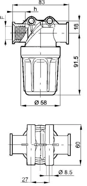 Arag - 3240023 - Druckfilter 1/2