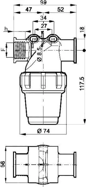 Arag - 3242023 - Druckfilter 1/2