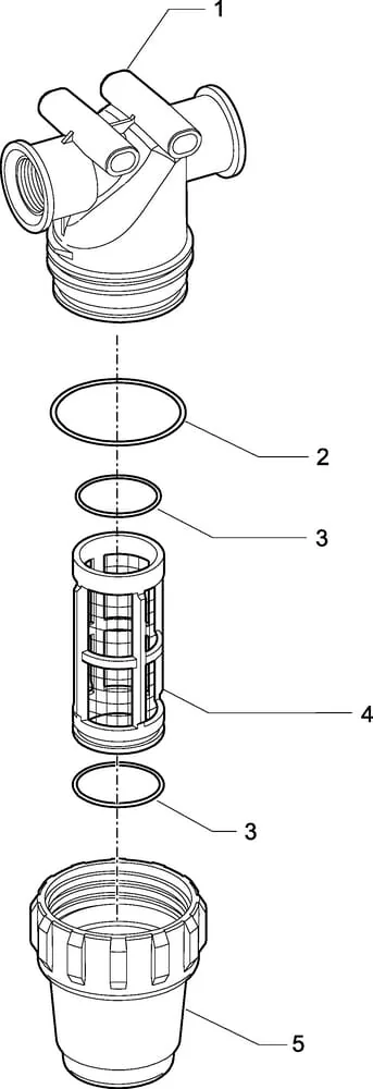 Arag - 3242032 - Leitungsfilter 3/4" Female 32 Mesh