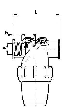 Arag - 3243A023 - Druckfilter 1/2" 50 Mesh