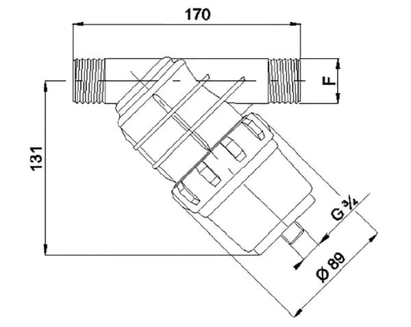 Arag - 325043 - Schraegfilter 1 M 50 M
