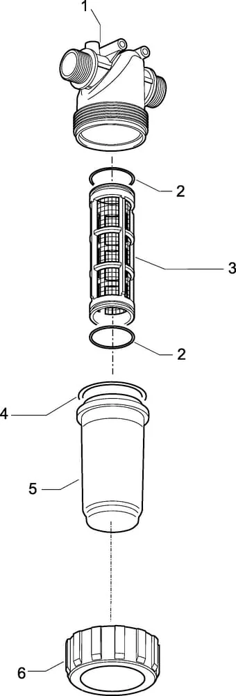 Arag - 3262052 - Druckfilter 1 1/4" 32 Mesh