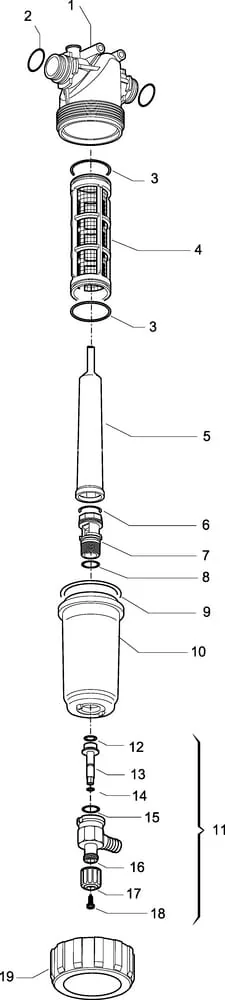 Arag - 32621D3 - Druckfilter 200-280l T5