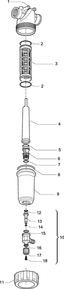 Arag - 3282153 - Filter 1 1/4"