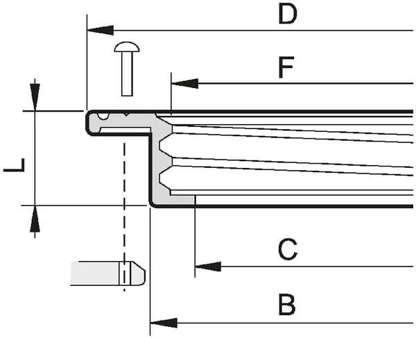 Arag - 3502420 - Deckelring 215mm Diameter