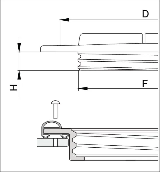 Arag - 3514060 - Tankdeckel + Ring 455mm (Satz)