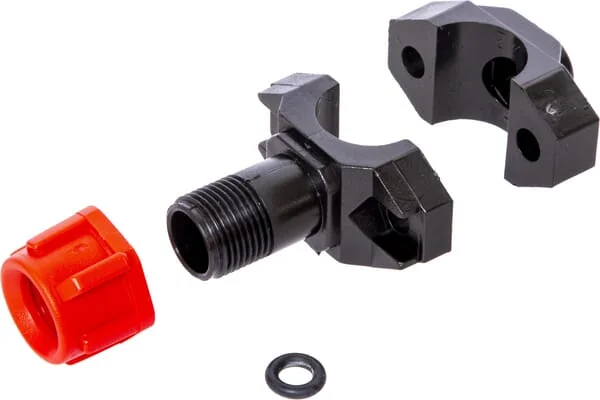 Arag - 400030 - Duesenhalter 3/8 Zoll BSP, Klemmtyp Fuer 1/2 Zoll Rohr