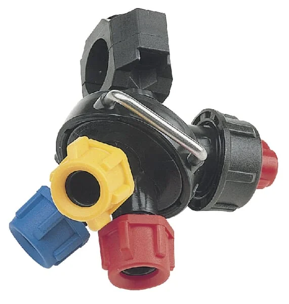 Arag - 4012055 - Duesenhalter 3/8" 3-Wege-Klemmtyp
