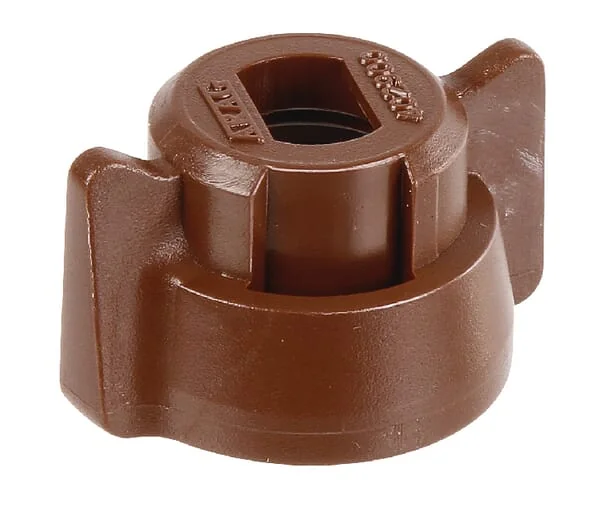 Arag - 40290007P025 - Duesenkappe, Bajonett, SW8, Braun, Mit Dichtung, 25er Pack