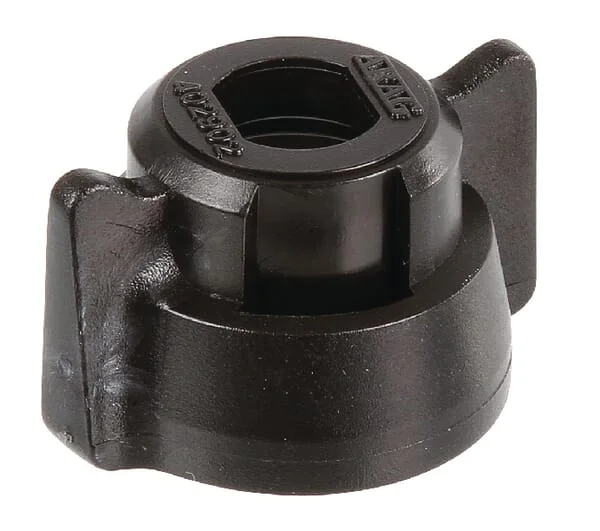 Arag - 40290201P025 - Duesenkappe, Bajonett, SW10, Schwarz, Mit Dichtung, 25er Packung