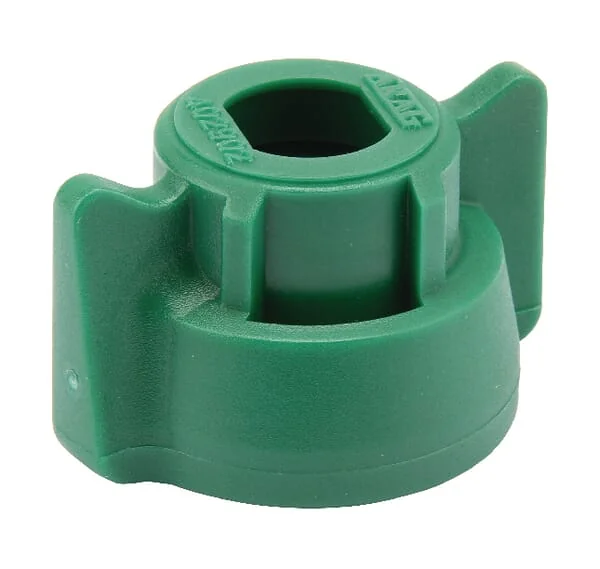 Arag - 40290205P025 - Duesenkappe, Bajonett, SW10, Gruen, Mit Dichtung, 25er Packung