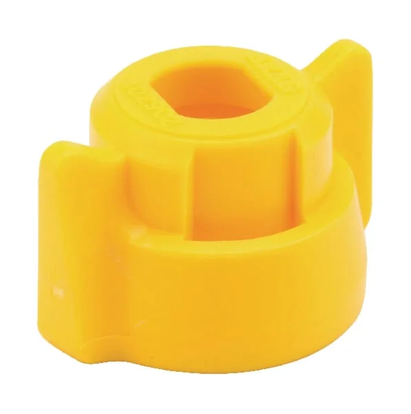 Arag - 40290206P025 - Duesenkappe, Bajonett, SW10, Gelb, Mit Dichtung, 25er Packung