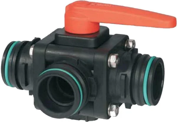 Arag - 453014S66 - Kugel Ventil 3-Wege T6 DN 32MM