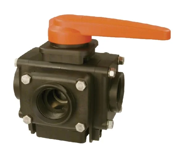 Arag - 453045A55 - Kugelhahn 1 1/4" 12 BAR 4-Wege