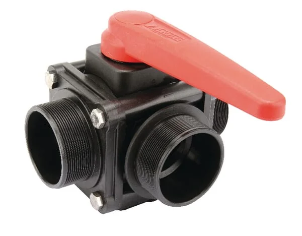 Arag - 453217E99 - Kugelhahn 3-Wege 3" Edelstahl T-Kugel