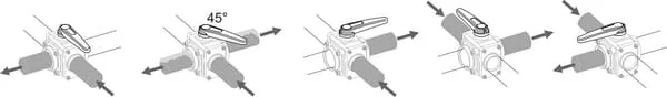 Arag - 453247A77 - Kugelhahn 4-Wege 2 "