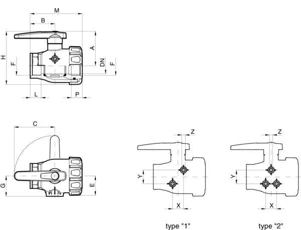 Arag - 45511107V - Kugelhahn 2", Innen 2-Wege