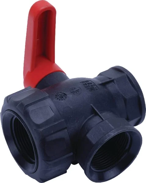 Arag - 45521115 - Kugelhahn 1 1/4" unterbrochen 3-Wege