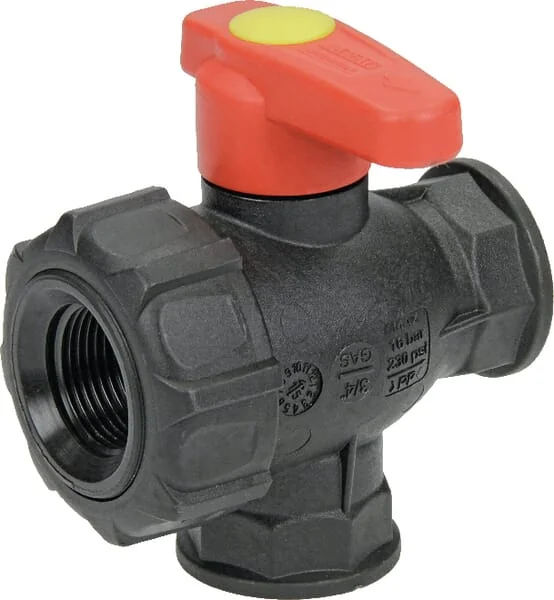 Arag - 45531113 - Kugelhahn 3/4" 3-Wege, Durchgang
