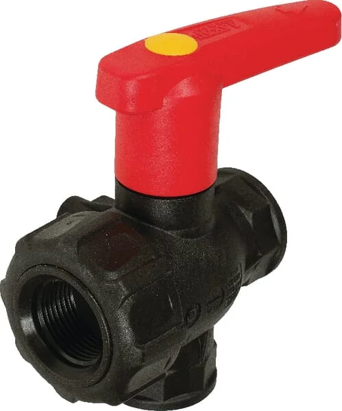 Arag - 45531114A - Kugelhahn 1" Durchgehend, Langer Griff 3-Wege