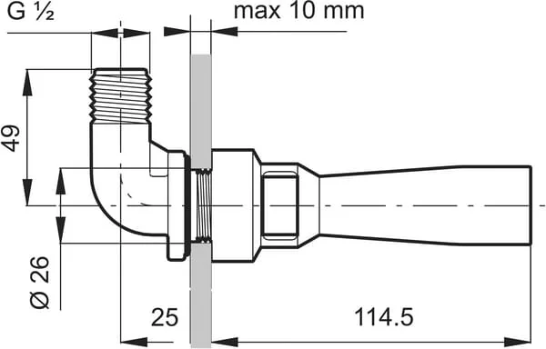 Arag - 502010 - Tankruehrer mit 90° Kupplung